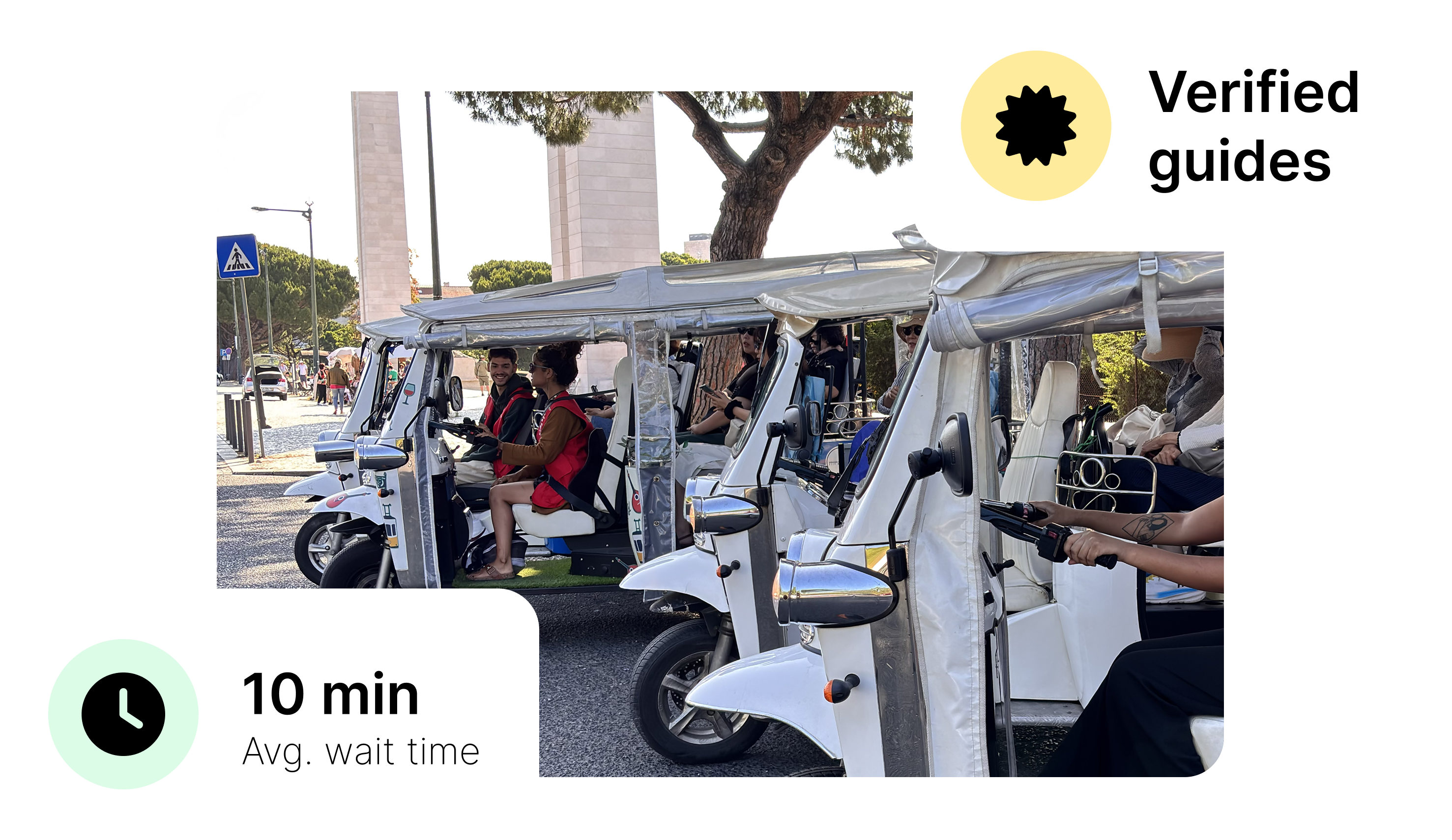 Lisbon tuk tuk street